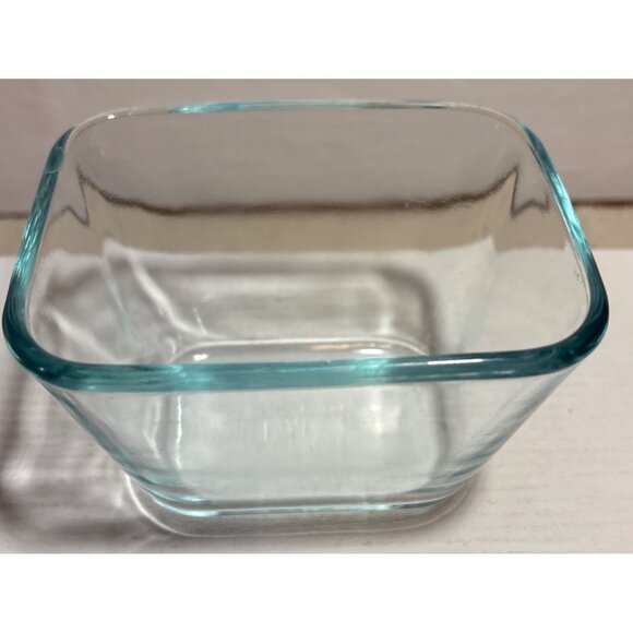 Pyrex Glass Food Storage Container With Red Lid 1.75 Cups 440ml Made In USA Micr - Picture 3 of 7